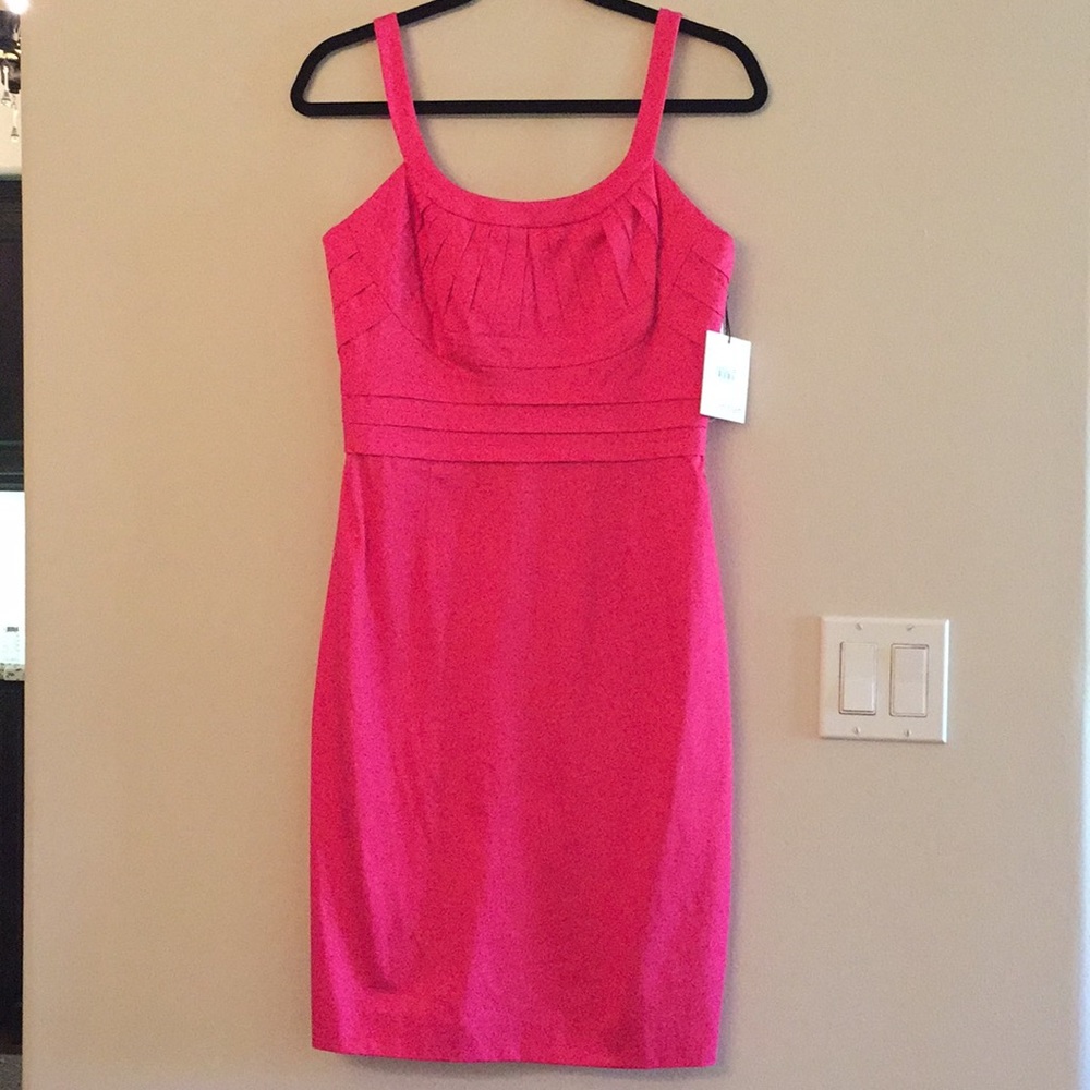 Calvin Klein hot pink dress 4
